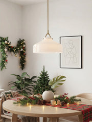 Hanton Nordic Metal Morandi Metal Pendant Light — Nordic Minimalist Fixture